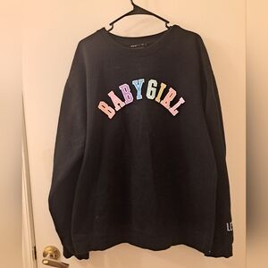 Lesdomakeup Pastel Babygirl Crewneck (XL)